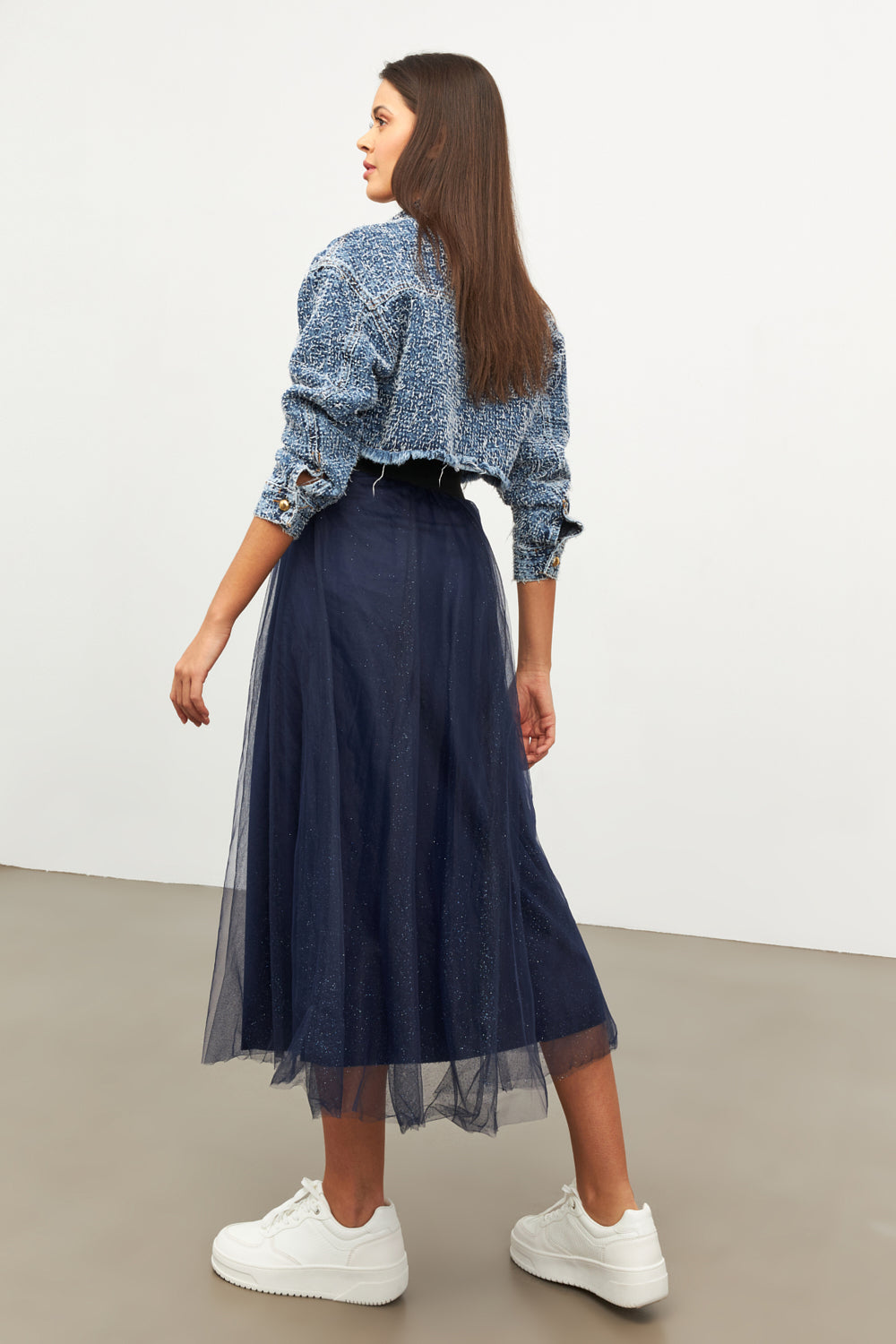 Tulle 2024 skirt navy