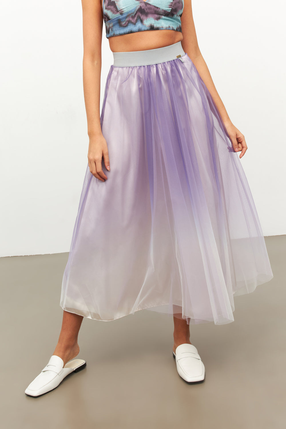 DEGRADE LILAC TULLE SKIRT